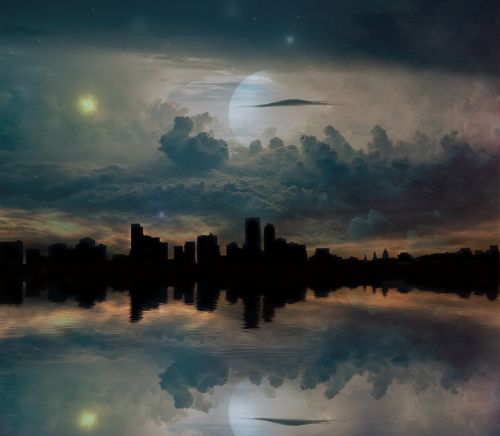 universe skyline planets