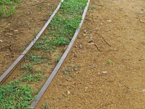 Unused Narrow Gauge Train Tracks