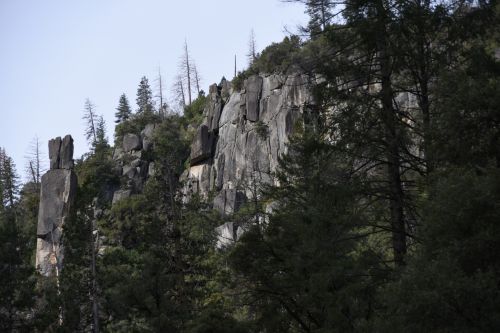 Unusual Rock Formation Yosemite