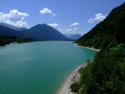 upper bavaria walchensee lake