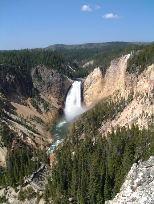 upper yellowstone falls yellowstone national park river