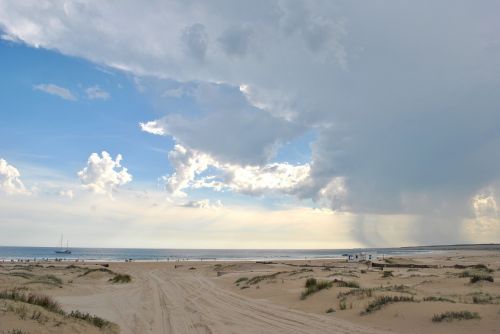 uruguay beach clouds