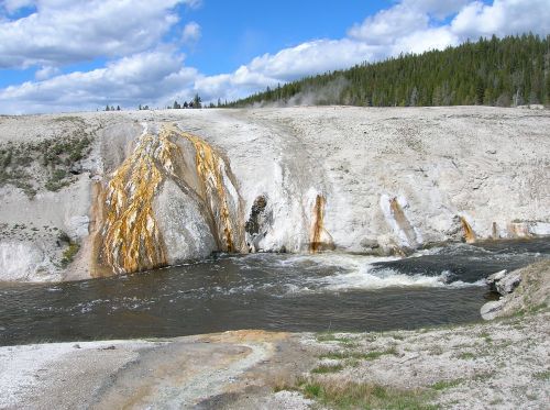 usa yellowstone geyser