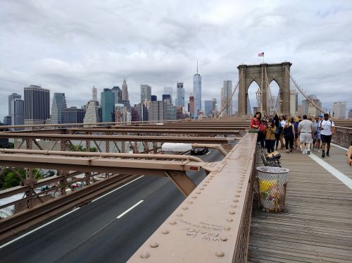 usa new york brooklyn bridge
