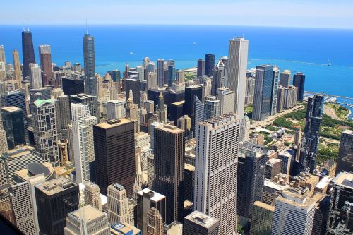 usa chicago skyscraper