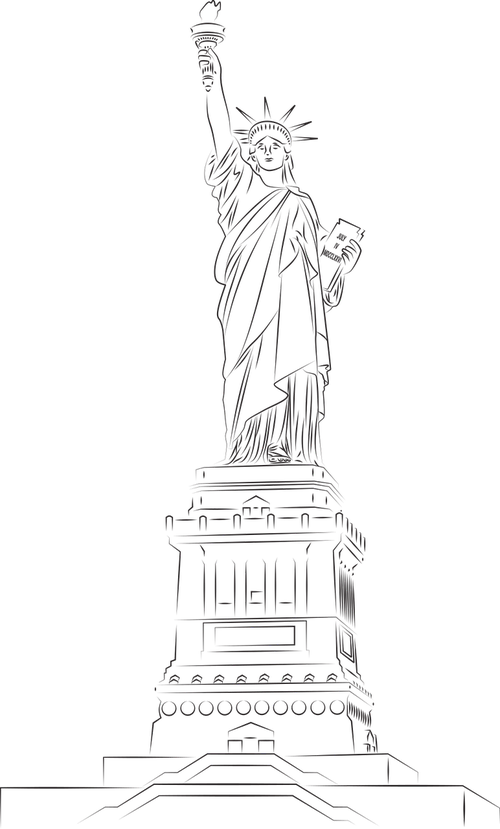 usa  new york  statue of liberty