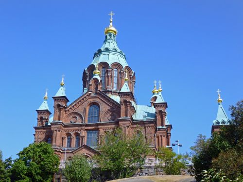 uspenski cathedral helsinki finland