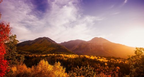 utah panorama autumn