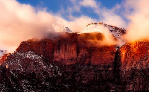 utah mountains sky