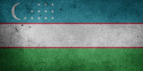 uzbekistan flag grunge flag