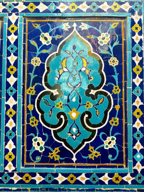 uzbekistan mosaic pattern