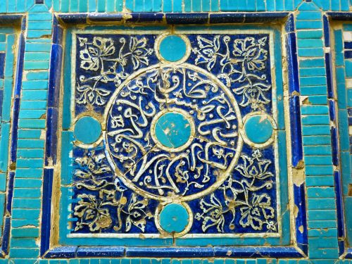 uzbekistan mosaic pattern