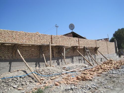 uzbekistan scaffolding masonry