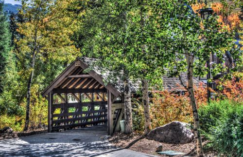 vail colorado covered bridge