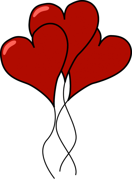 valentine heart balloon