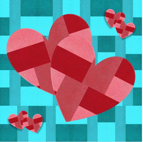 valentine love hearts