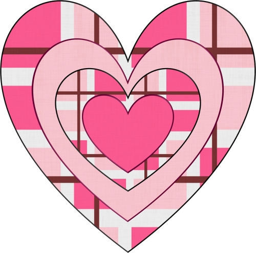 valentine heart pink