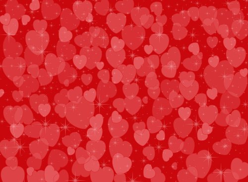 valentine background  bokeh hearts  love