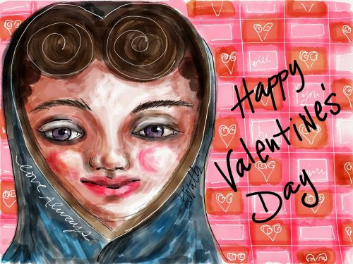 valentines girl love