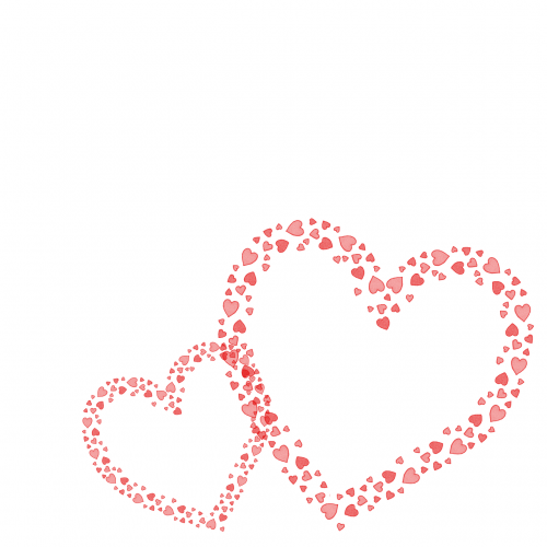 valentine's day love hearts