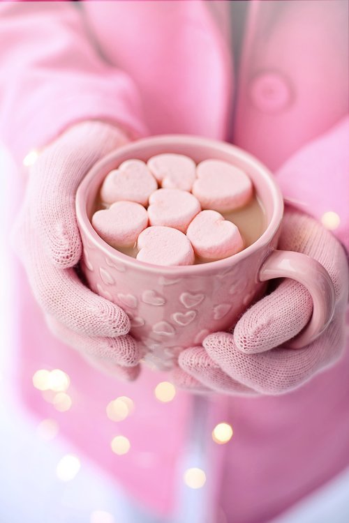 valentine's day  valentine  hot chocolate