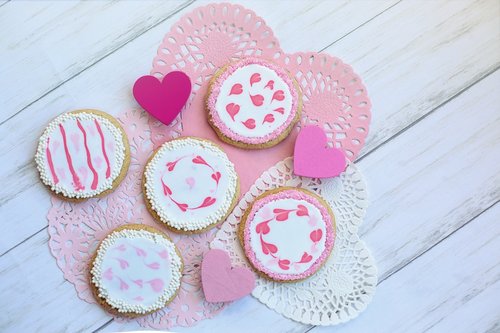 valentine's day  valentines  cookies