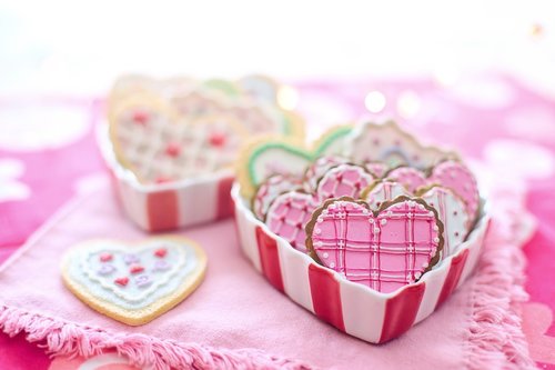 valentine's day  valentine  cookies