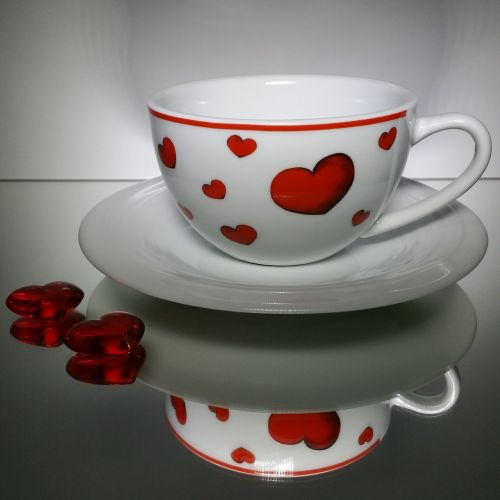 valentine's day cup heart
