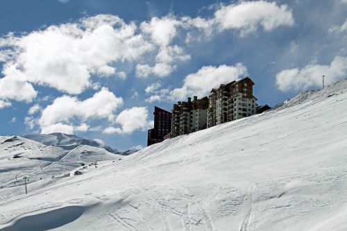 valle nevado ski centre chile