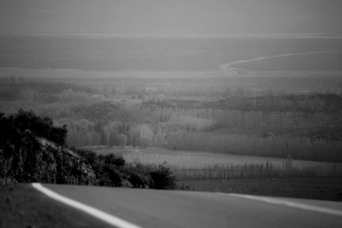 valley landscape distant