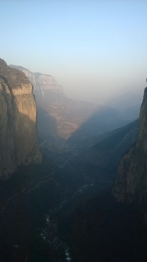 valley mountain fog