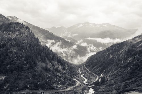 valley mountains landscape