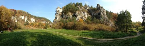 valleys near cracow poland autumn