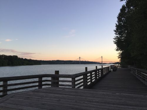 vancouver beach sunset