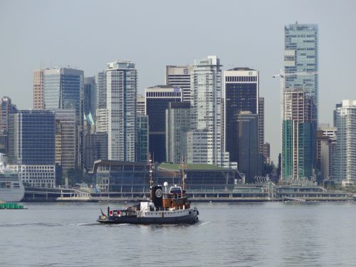Vancouver Tugboat In Burrard Inlet