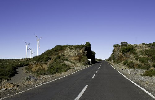 vanishing point  road  landscape