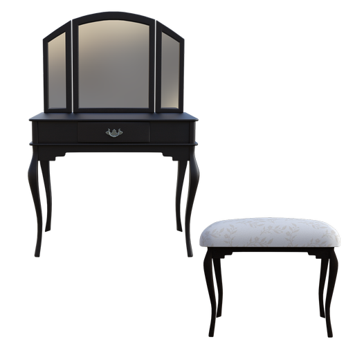 vanity  mirror  stool
