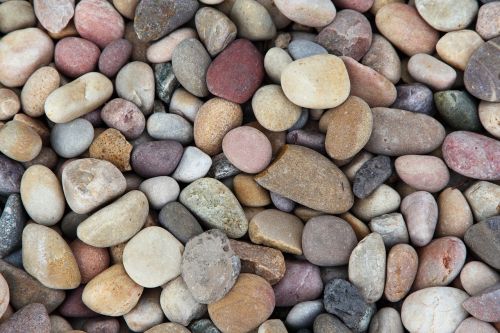 variety stones river stones