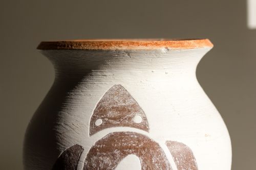 vase pot closeup