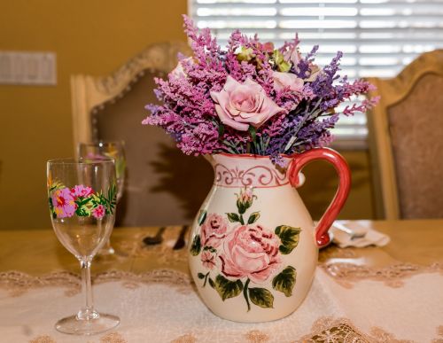 vase flower table