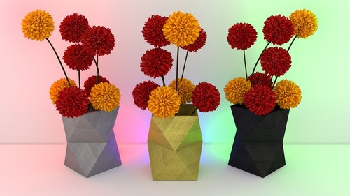 vase  flower  color