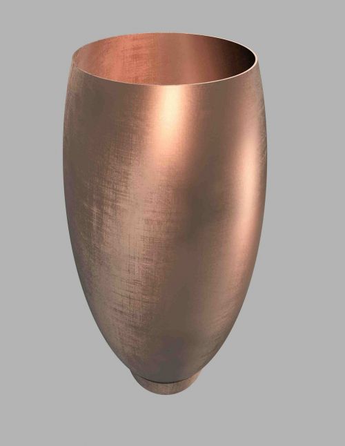 vase copper metal