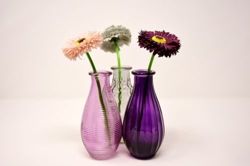 vases glass colorful