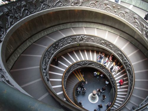 vatican museum stairs