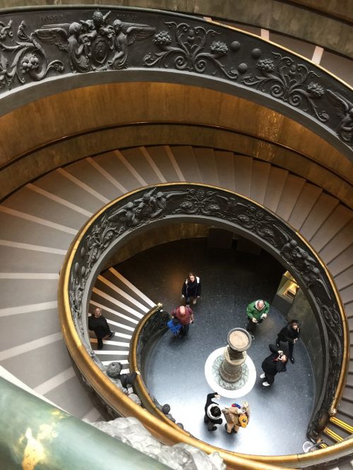 vatican spiral steps rome