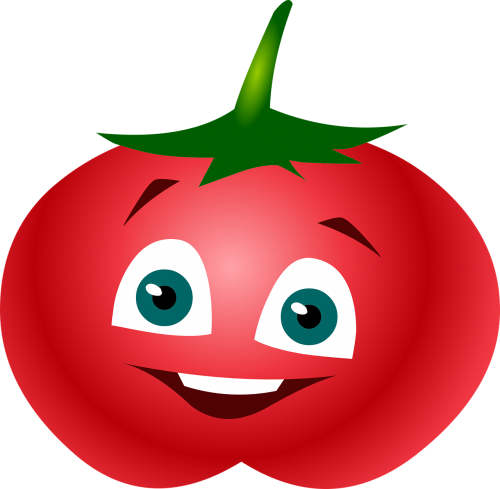 tomato smile funny