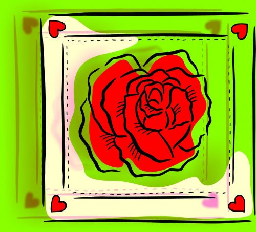 vector rose flowers