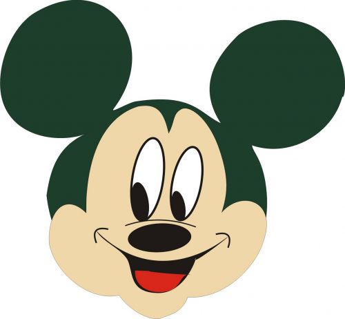 vector mickey mouse smile