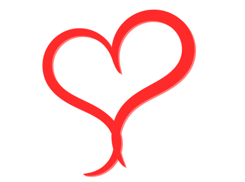 vector heart red