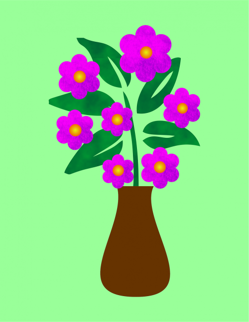 flowers nature vase